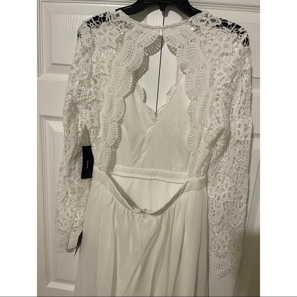 Lulu’s White Lace Maxi Dress - Picture 7 of 7